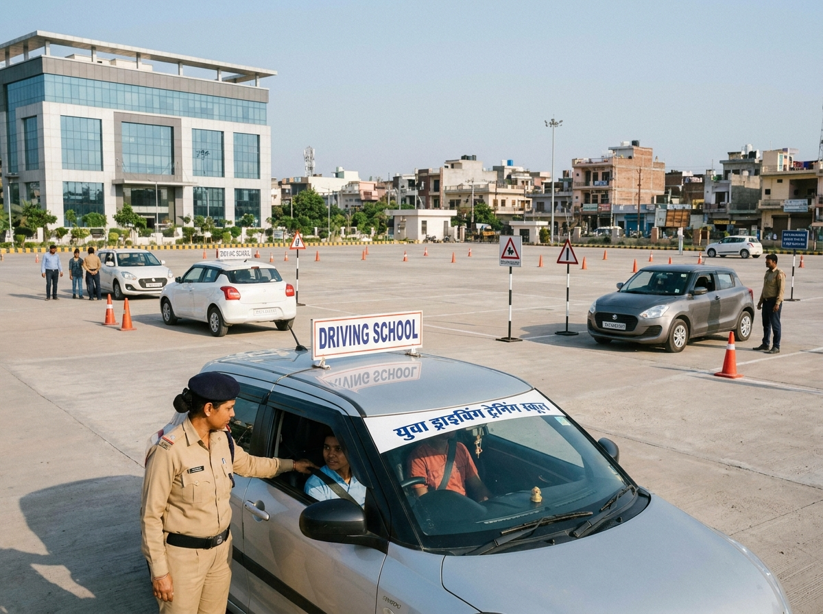 Driving training session